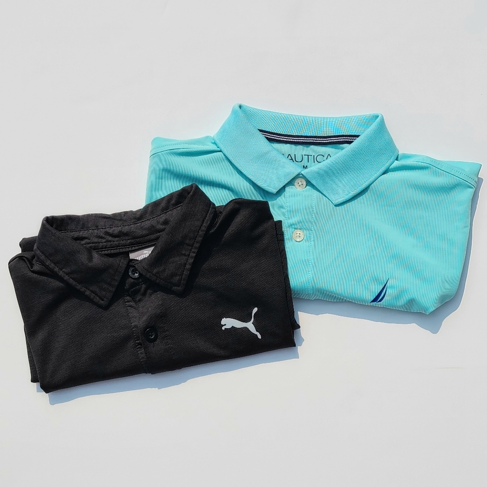 Nautica and Puma Sports Polo Bundle